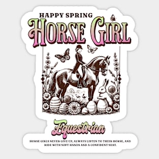 Horse Girl Sticker